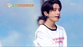 اجرای آهنگ XO (Only If You Say Yes) انهایپن در Music Bank