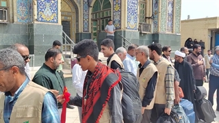 اعزام مواکب قشم به عراق اربعین حسینی ۱۴۰۳