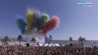 اجرای اسنوپ داگ و داکتر دره از لس آنجلس در اختتامیه المپیک 2024 پاریس