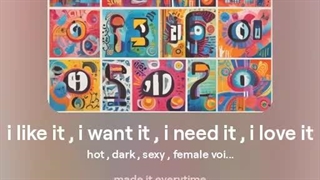 i like it , i want it , i need it , i love it - ورژن اول