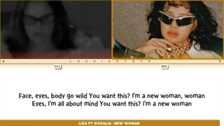 لیریک آهنگ new woman از لیسا و رزالیا