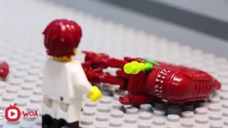 انیمیشن لگو ترسناک / آزمایشگاه نفرین / ترسناک/ کیفیت متوسط