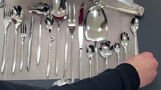 سرویس قاشق چنگال اروپایی برند لوکا با طراحی بسیار شیک!