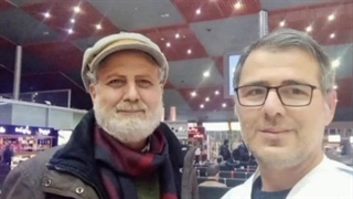 ناصر غلامی هوجقان در کنار جلیل فرجاد