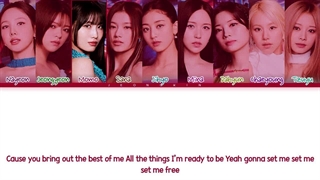 لیریک متن آهنگ Set Me Free ست می فری ورژن انگلیسی (English Version) + Lyrics TWICE