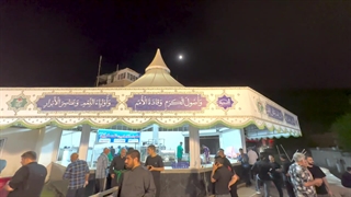 خدمات موکب امام رضا (ع) در سامرا در آستانه اربعین حسینی