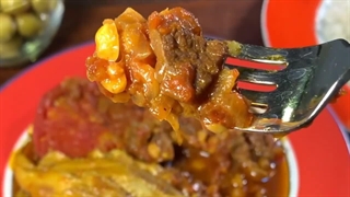 طرزتهیه خورشت بادمجان یا خورشت بادمجون-چاشنه