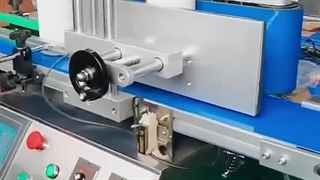 لیبل زن پشت چسبدار ظروف گرد | ماشین ساز | 09157100071