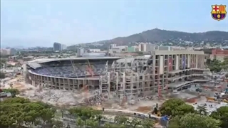 تایم‌لپس تماشایی از تحول ورزشگاه نیوکمپ در طول عملیات نوسازی