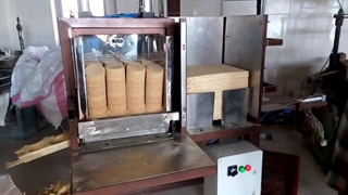 دستگاه برش نان بستنی ماشین سازی پاک ماشین
