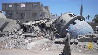 14030602: دشمنی سربازان ارتش صهیون با مساجد غزه!