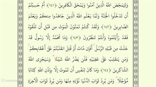 صفحه شصت و هشتم از جزء چهارم قرآن با صدای استاد محمد صدیق منشاوی