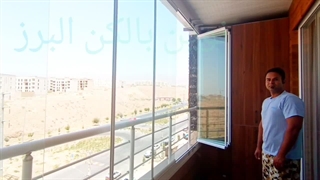 رضایت مشتری از بالکن شیشه ای