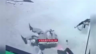 ویدیویی از لحظه ترور حسین پیری در خاش