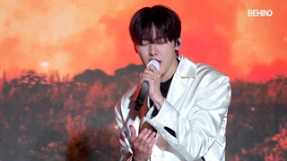 اجرا آهنگ yeowoobul سانها در شوکیس مطبوعاتی آلبوم Dusk