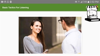 آموزش نصب اپلیکیشن Basic tactics for listening