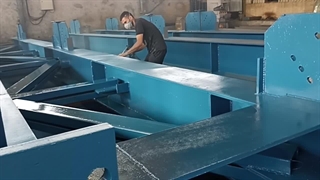 رنگ آمیزی سوله و سازه های فلزی +فیلم