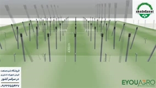 نحوه نصب نایلون گلخانه - شید صنعت