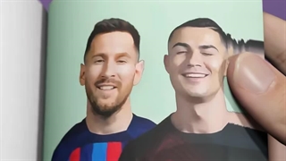 آهنگ خوندن رونالدو و مسی باهم