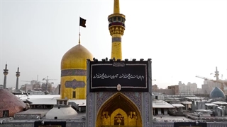 اهالی بینالود در موکب غریب مدینه میزبان زائران پیاده رضوی شدند