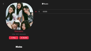 ورژن بی کلام آهنگ GODS از نیوجینز