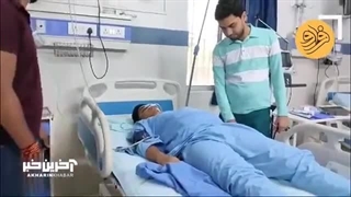 جوان آهن خوار.دلیل شیرین کاری را اعتیاد به شبکه مجازی