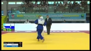 مبارزه سمیرا خاکخواه در مسابقات قهرمانی آسیا کره جنوبی