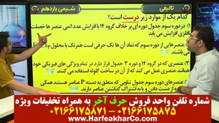 شیمی یازدهم حرف آخر ( جلسه چهارم) 02166175875