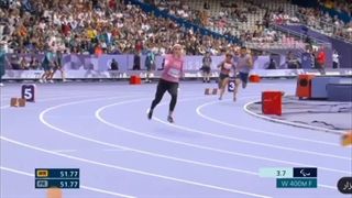 مسابقه نهایی هاجر صفرزاده در دوی 400 متر