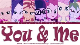 کاور پونی کوچولو از آهنگ you and me جنی بلک پینک هوش مصنوعی