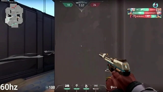 مقایسه بین مانیتورهای 165 هرتز با 60 85 و 144 هرتز