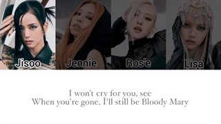 کاور بلک پینک از آهنگ bloody marry لیدی گاگا ونزدی (هوش مصنوعی)