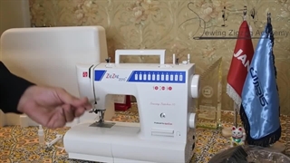 آموزش کار با چرخ خیاطی کاچیران مدل زیگزاگ