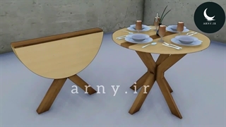 چگونه میز ناهارخوری تاشو بسازیم؟