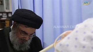 حضور سیدحسن نصرالله بر بالین مادرش کشیدن دندان