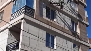 پیچ رولپلاک نمای ساختمان دماوند توسط کفساب پلاس09126119453