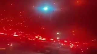 نمایی زیبا از جهنم شدن تل‌آویو