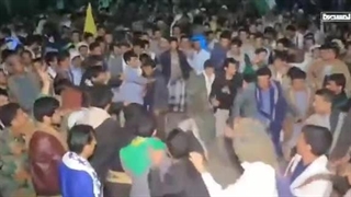 جشن شادی مردم مقاوم یمن پس از شلیک انبوه موشکی ایران - وعده صادق 2