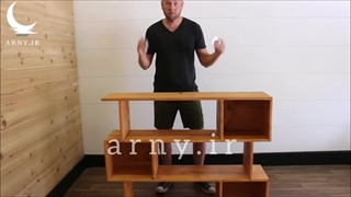 ساخت قفسه کتاب مدرن