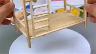 کاردستی تختخواب دو طبقه