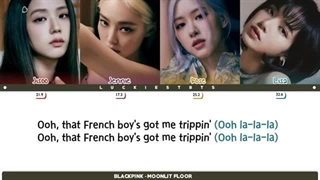 لیریک کاور بلک پینک از آهنگ moonlight floor لیسا هوش مصنوعی