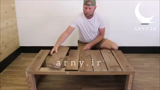 چگونه یک میز شیک برای پاسیو بسازیم؟