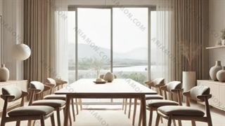 میز ناهارخوری مینیمال و شیک برای خانه های مدرن