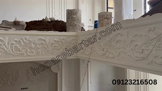 مدل گچبری سقف پذیرایی - گچبری هنر برتر