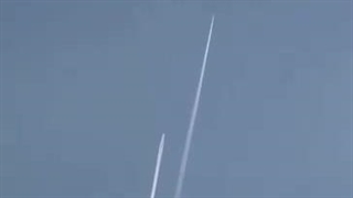 لحظه ساقط شدن پهپاد روسی S-70 Okhotnik توسط آتش خودی