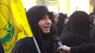 گردهمایی مادران و سربازان ظهور - در حمایت از کودکان غزه و لبنان در حرم مطهر رضوی