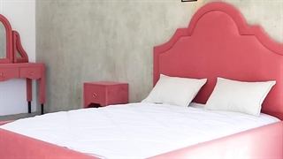 سرویس خواب رنگ صورتی | برند باروس