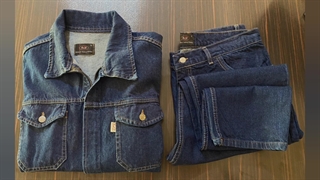 فروش عمده لباس کار دوتیکه جین سنگشور