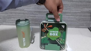 لانچ باکس‌ با قمقمه دو خونه