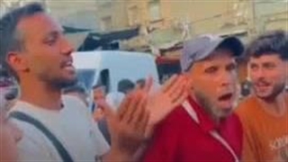 6 -  جشن گرفتن و واکنش مردم اهل سنت فلسطین به موفقیت عملیات وعده صادق ۲